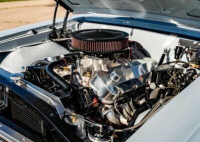 big block engine inside 1967 Chevelle