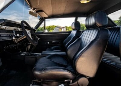 interior shot of 1967 Chevelle with Procar by SCAT seats